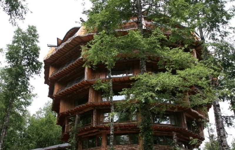 Huilo Huilo Nothofagus Hotel & Spa Puerto Fuy Bagian luar foto