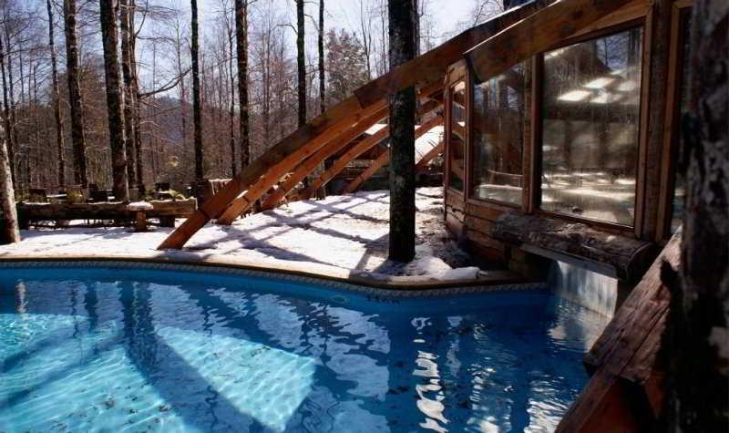 Huilo Huilo Nothofagus Hotel & Spa Puerto Fuy Bagian luar foto