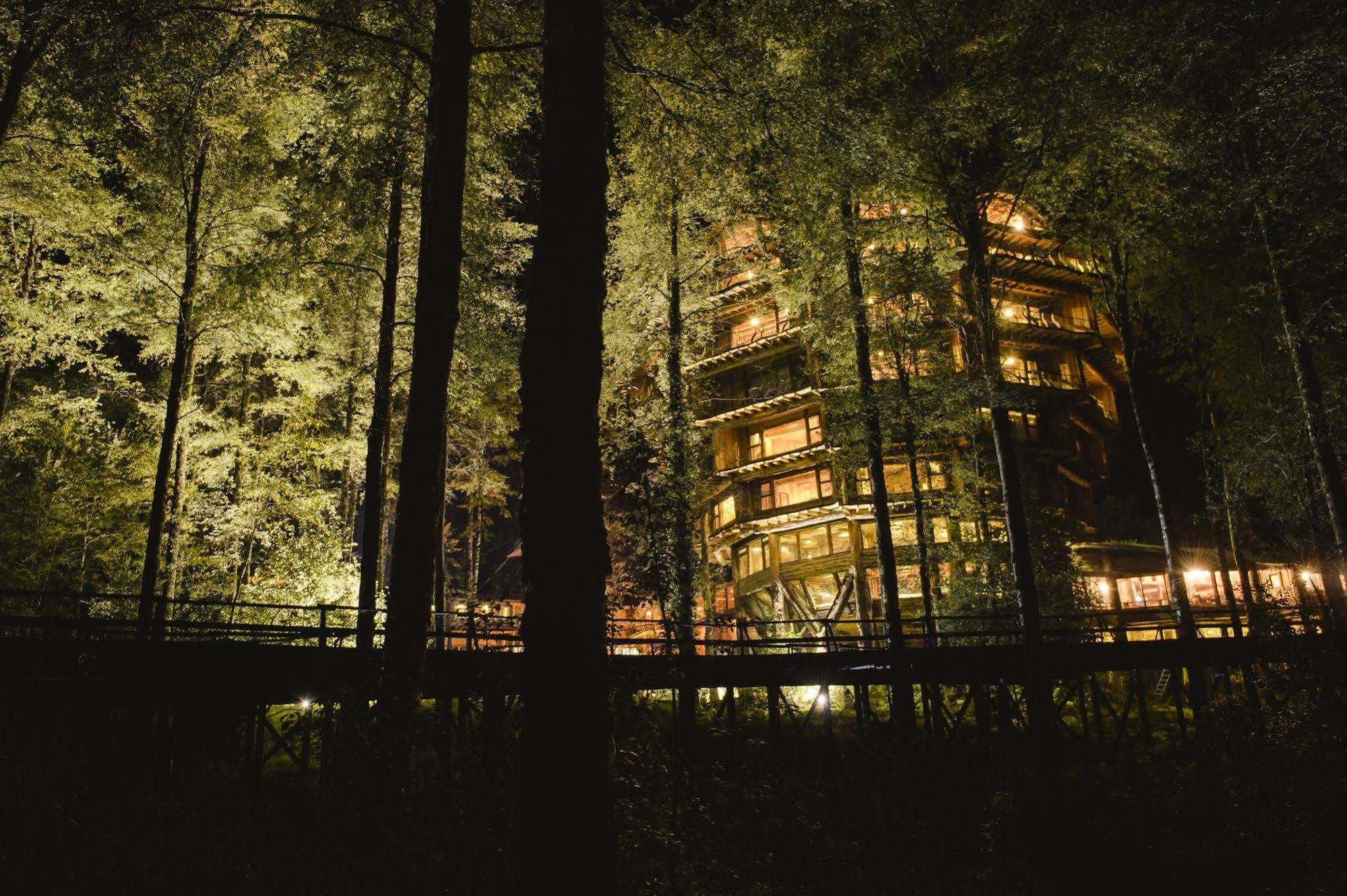 Huilo Huilo Nothofagus Hotel & Spa Puerto Fuy Bagian luar foto